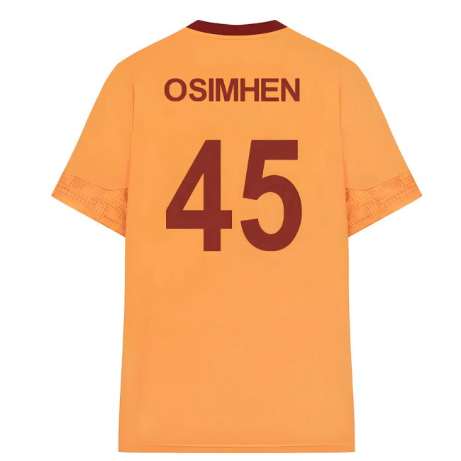 2025-2026 Galatasaray Training Jersey (Orange) (Osimhen 45)