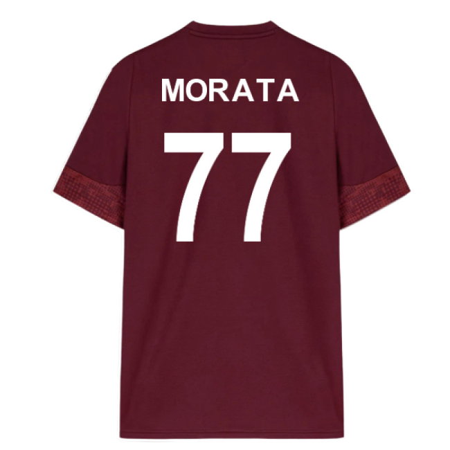 2025-2026 Galatasaray Training Jersey (Regal Red) (Morata 77)