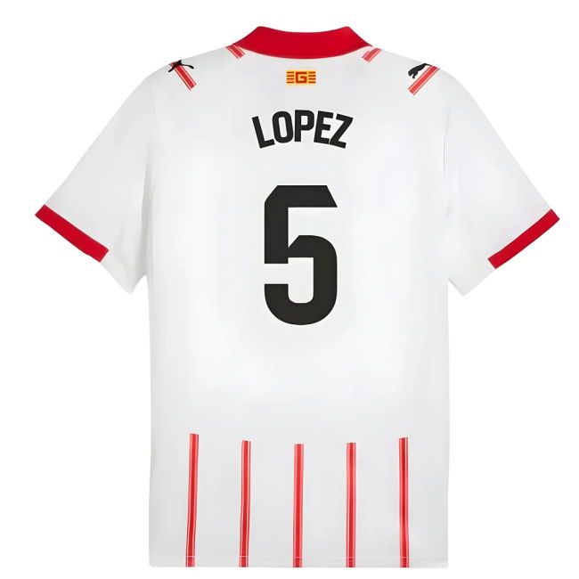 2025-2026 Girona Home Shirt (Lopez 5)