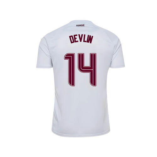2025-2026 Hearts Away Shirt (Devlin 14)