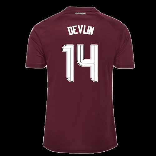 2025-2026 Hearts Home Shirt (Devlin 14)