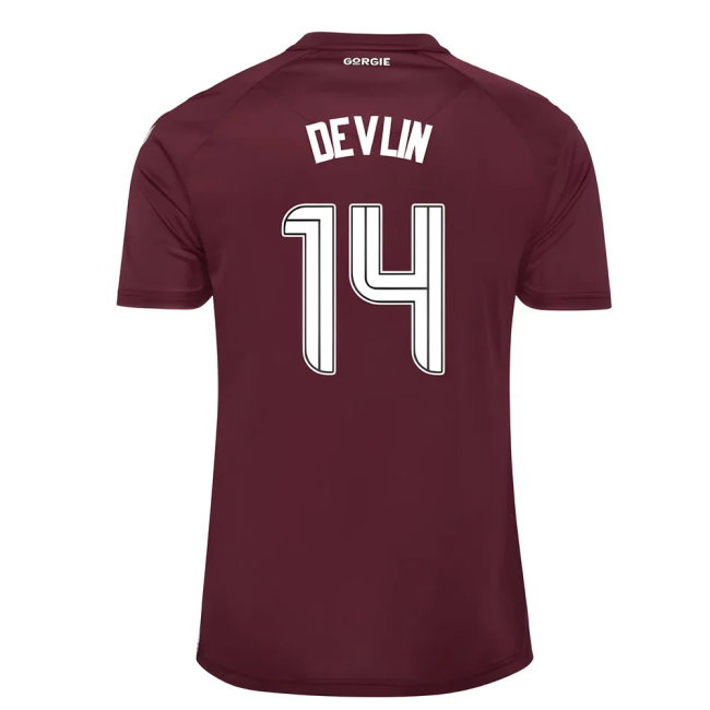 2025-2026 Hearts Home Shirt (Kids) (Devlin 14)