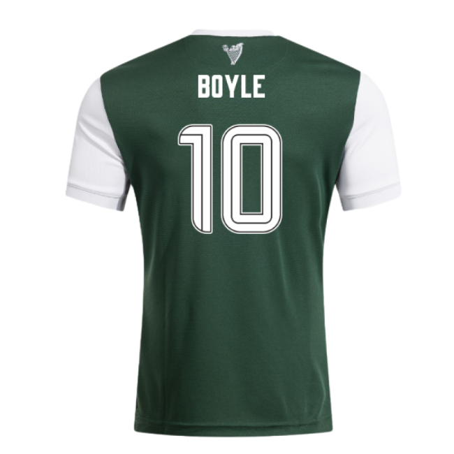 2025-2026 Hibernian Home Shirt (No Sponsor) (Boyle 10)