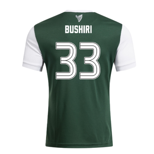 2025-2026 Hibernian Home Shirt (No Sponsor) (Bushiri 33)