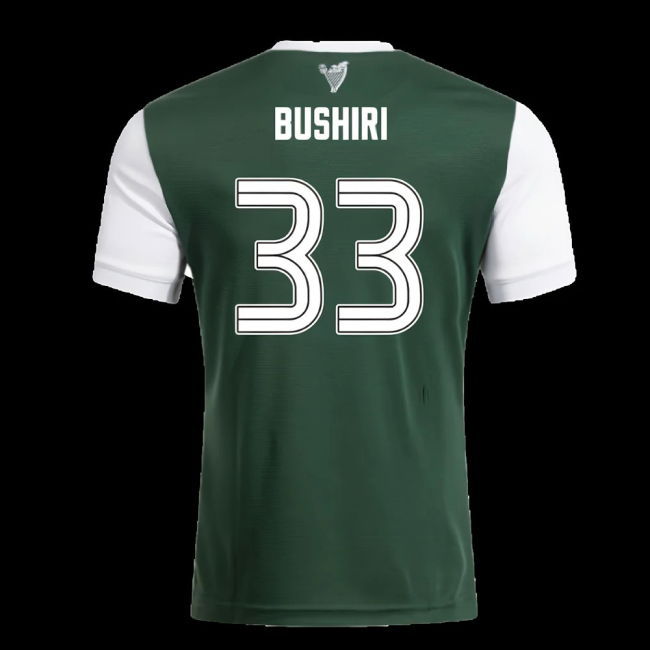 2025-2026 Hibernian Home Shirt (No Sponsor) (Bushiri 33)
