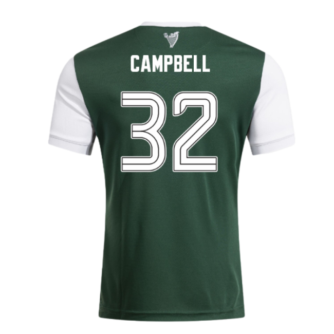 2025-2026 Hibernian Home Shirt (No Sponsor) (Campbell 32)
