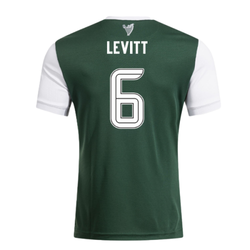 2025-2026 Hibernian Home Shirt (No Sponsor) (Levitt 6)