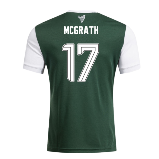 2025-2026 Hibernian Home Shirt (No Sponsor) (McGrath 17)