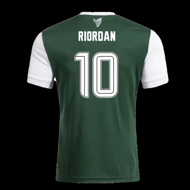 2025-2026 Hibernian Home Shirt (No Sponsor) (Riordan 10)