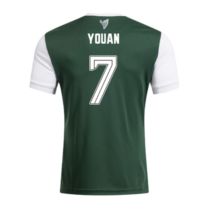 2025-2026 Hibernian Home Shirt (No Sponsor) (Youan 7)