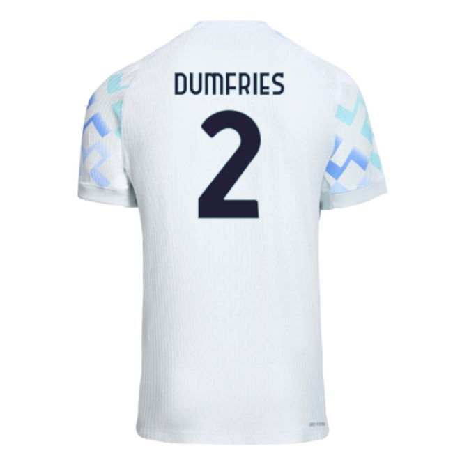 2025-2026 Inter Milan Authentic Away Shirt (Dumfries 2)