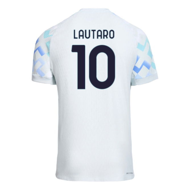 2025-2026 Inter Milan Authentic Away Shirt (Lautaro 10)