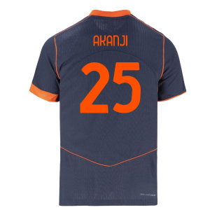 2025-2026 Inter Milan Authentic Dri-FIT ADV Third Shirt (Akanji 25)