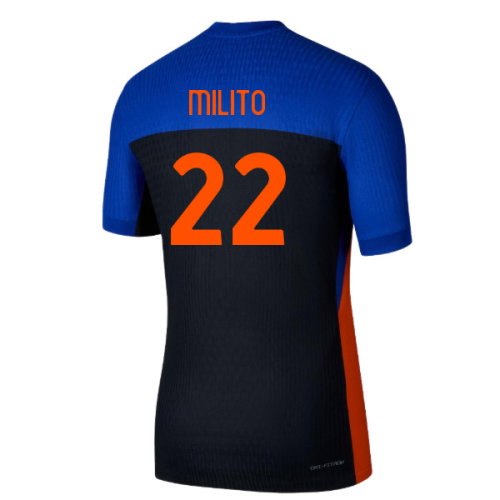 2025-2026 Inter Milan Authentic Fourth ACG Shirt (Milito 22)
