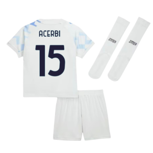 2025-2026 Inter Milan Away Mini Kit (Acerbi 15)