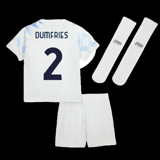 2025-2026 Inter Milan Away Mini Kit (Dumfries 2)