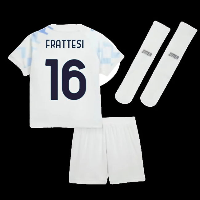 2025-2026 Inter Milan Away Mini Kit (Frattesi 16)