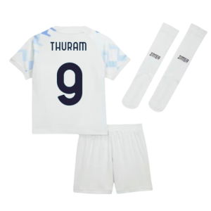 2025-2026 Inter Milan Away Mini Kit (Thuram 9)