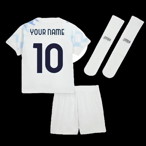 2025-2026 Inter Milan Away Mini Kit (Your Name)