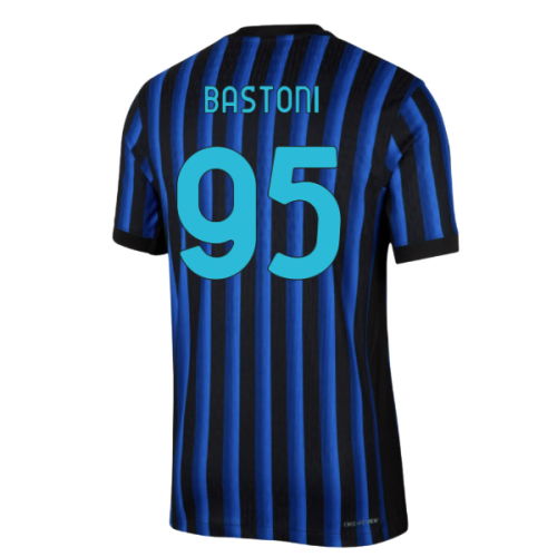 2025-2026 Inter Milan Home Authentic Dri-Fit ADV Shirt (Bastoni 95)