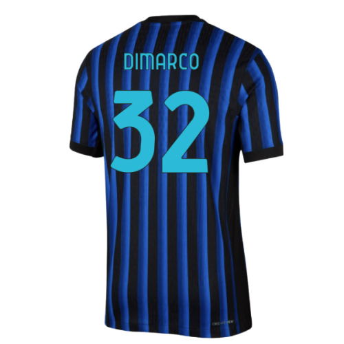 2025-2026 Inter Milan Home Authentic Dri-Fit ADV Shirt (Dimarco 32)