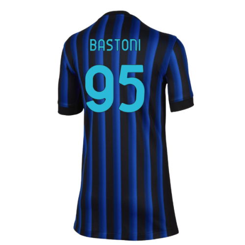 2025-2026 Inter Milan Home Shirt (Kids) (Bastoni 95)