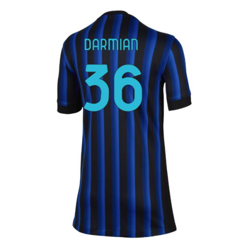 2025-2026 Inter Milan Home Shirt (Kids) (Darmian 36)