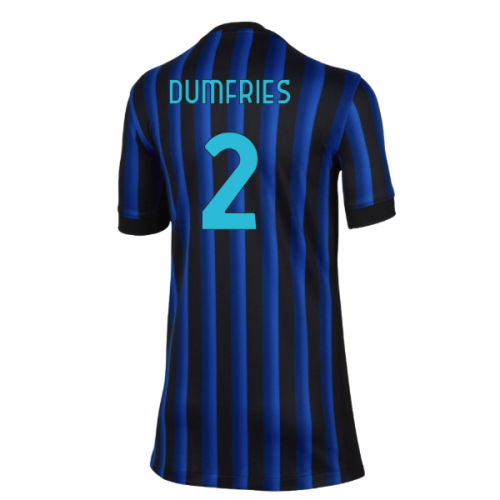 2025-2026 Inter Milan Home Shirt (Kids) (Dumfries 2)