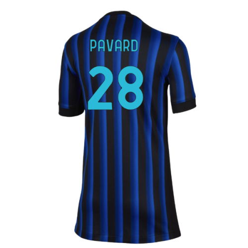 2025-2026 Inter Milan Home Shirt (Kids) (Pavard 28)