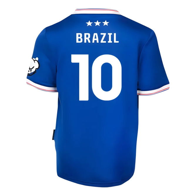2025-2026 Ipswich Town Home Shirt - Kids (Brazil 10)
