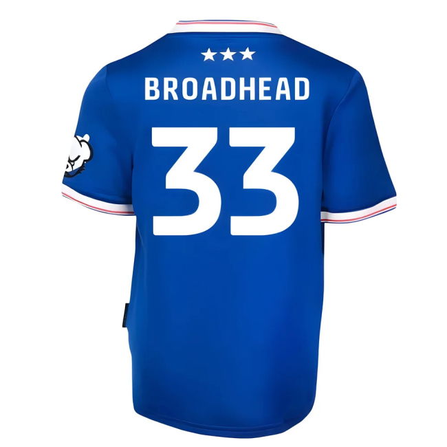 2025-2026 Ipswich Town Home Shirt - Kids (Broadhead 33)