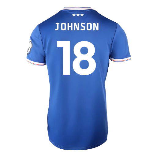 2025-2026 Ipswich Town Home Shirt (Womens) (Johnson 18)