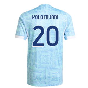 2025-2026 Juventus Authentic Away Shirt (Kolo Muani 20)
