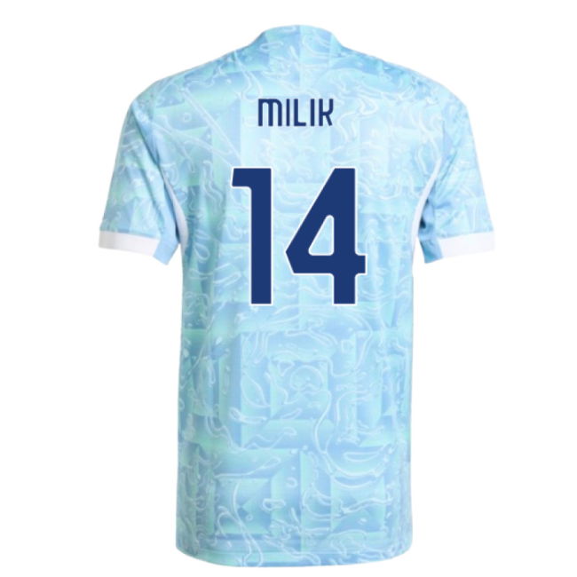 2025-2026 Juventus Authentic Away Shirt (Milik 14)