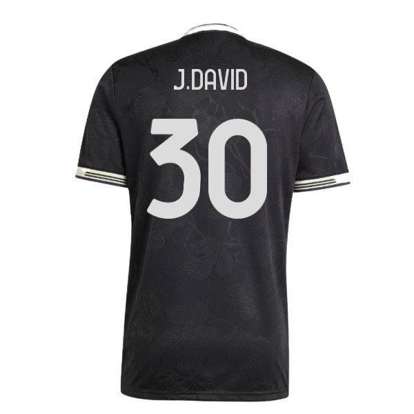 2025-2026 Juventus Authentic Third Shirt (J.David 30)