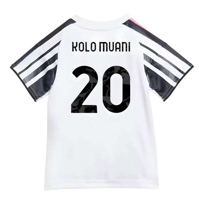 2025-2026 Juventus Home Baby Kit (Kolo Muani 20)