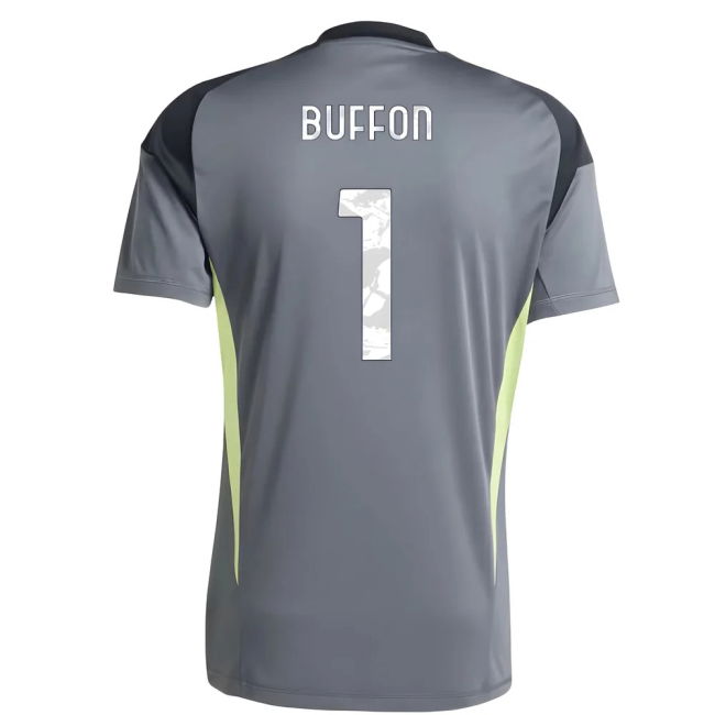 2025-2026 Juventus Home Goalkeeper Shirt (Grey) (Buffon 1)