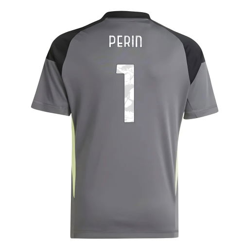 2025-2026 Juventus Home Goalkeeper Shirt (Grey) - Kids (Perin 1)