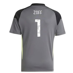 2025-2026 Juventus Home Goalkeeper Shirt (Grey) - Kids (Zoff 1)