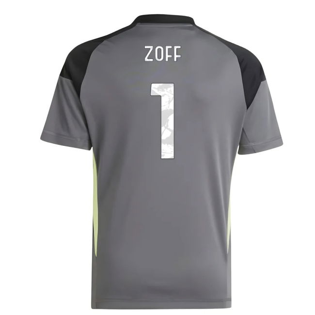 2025-2026 Juventus Home Goalkeeper Shirt (Grey) - Kids (Zoff 1)