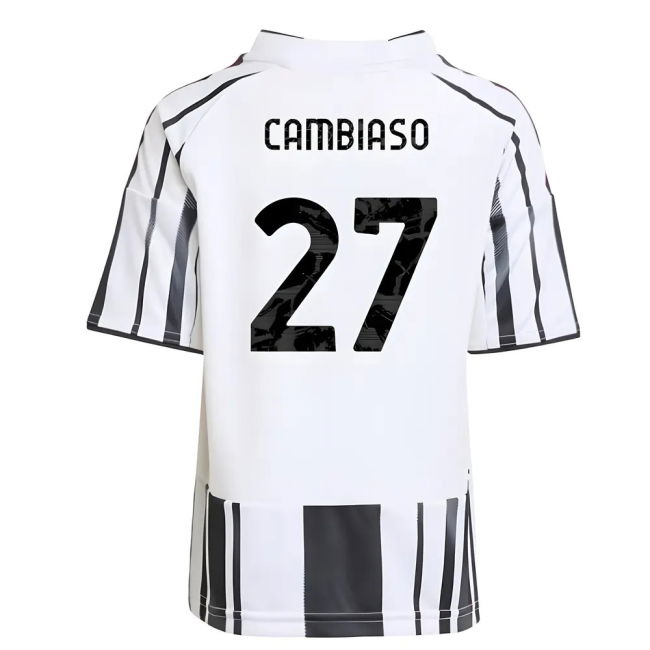 2025-2026 Juventus Home Mini Kit (Cambiaso 27)