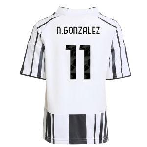 2025-2026 Juventus Home Mini Kit (N.Gonzalez 11)