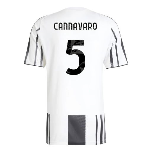 2025-2026 Juventus Home Shirt (Cannavaro 5)