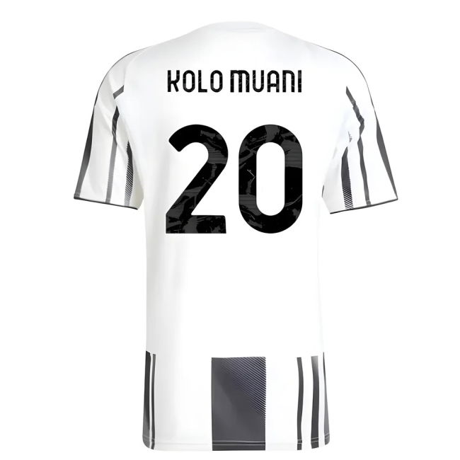 2025-2026 Juventus Home Shirt (Kolo Muani 20)