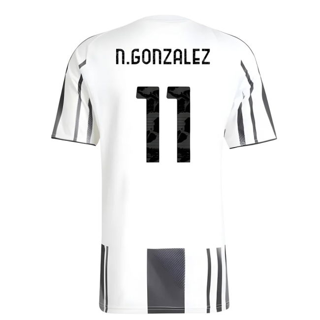 2025-2026 Juventus Home Shirt (N.Gonzalez 11)