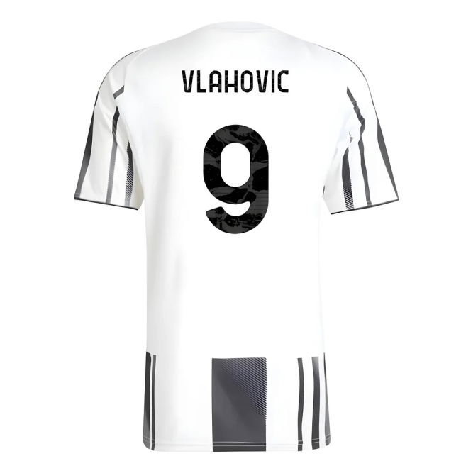 2025-2026 Juventus Home Shirt (Vlahovic 9)