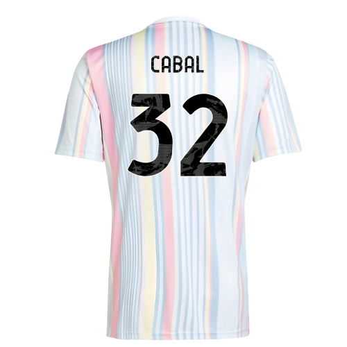 2025-2026 Juventus Pre-Match Shirt (White) (Cabal 32)