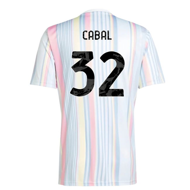 2025-2026 Juventus Pre-Match Shirt (White) (Cabal 32)