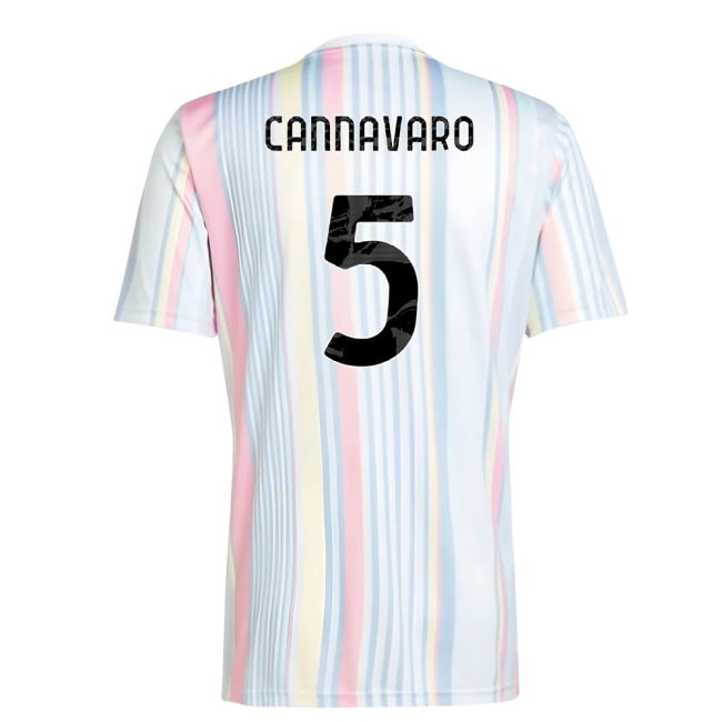 2025-2026 Juventus Pre-Match Shirt (White) (Cannavaro 5)