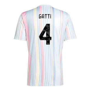 2025-2026 Juventus Pre-Match Shirt (White) (Gatti 4)